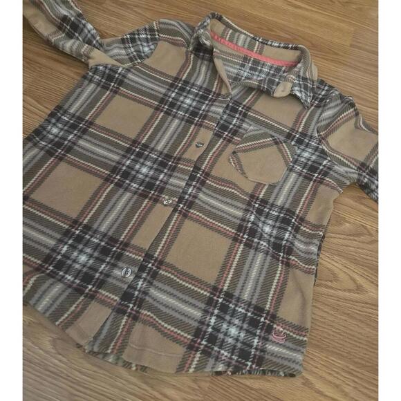 Cuddle Duds Button Up Flannel Top Size Small Petite - Picture 5 of 7